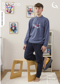PIGIAMA RAGAZZO M/L 4173 Tellini S.r.l. Ingrosso Abbigliamento